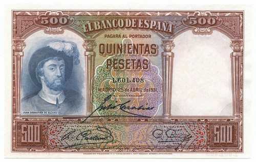 500 pesetas banco de - el,